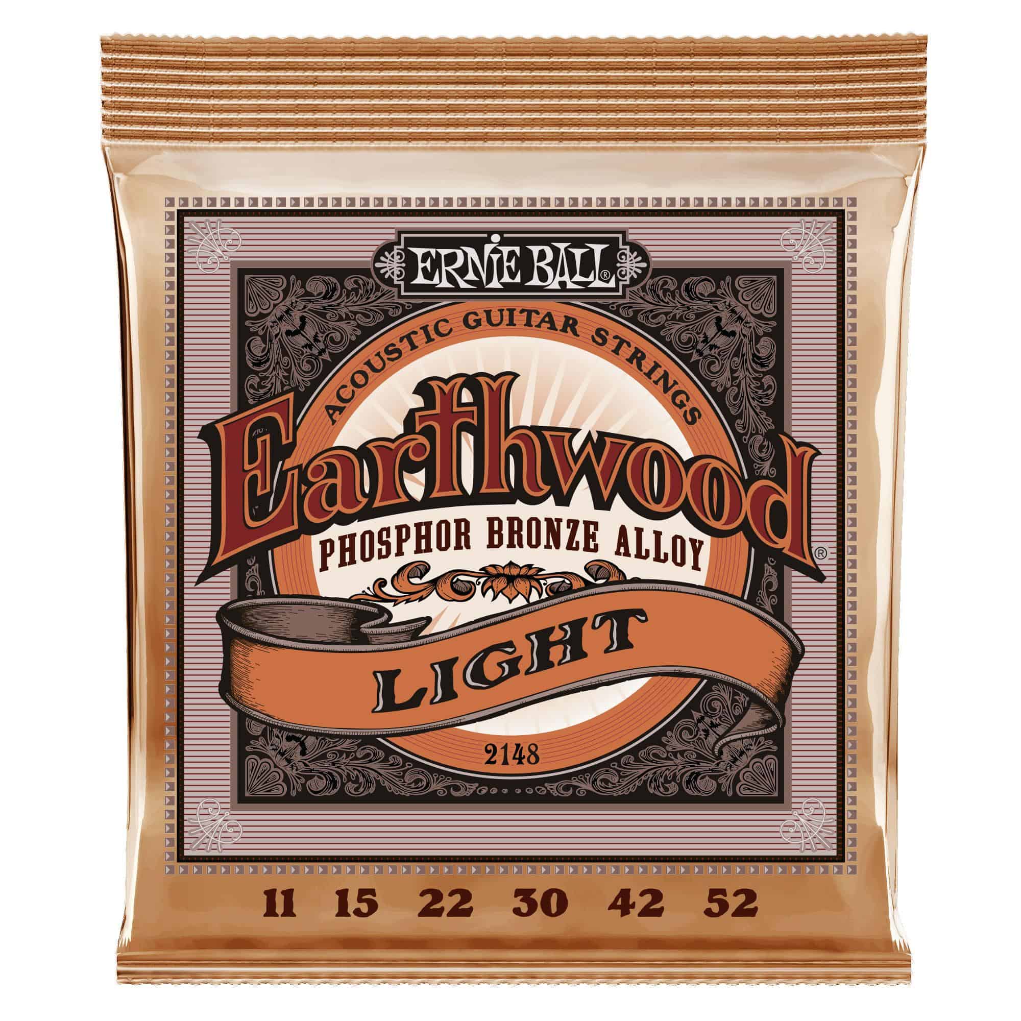 Ernie Ball 2148 Earthwood Phosphor Bronze Light