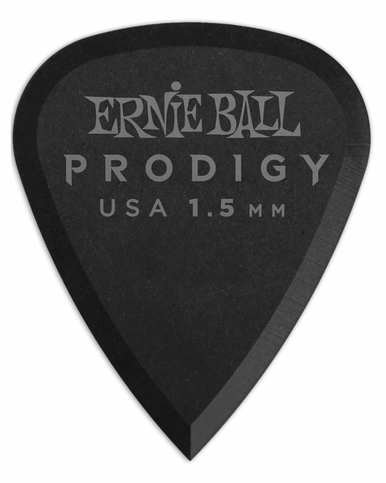 Ernie Ball 9199 Prodigy Standard Plektrum 1,5 mm 6er Pack Black