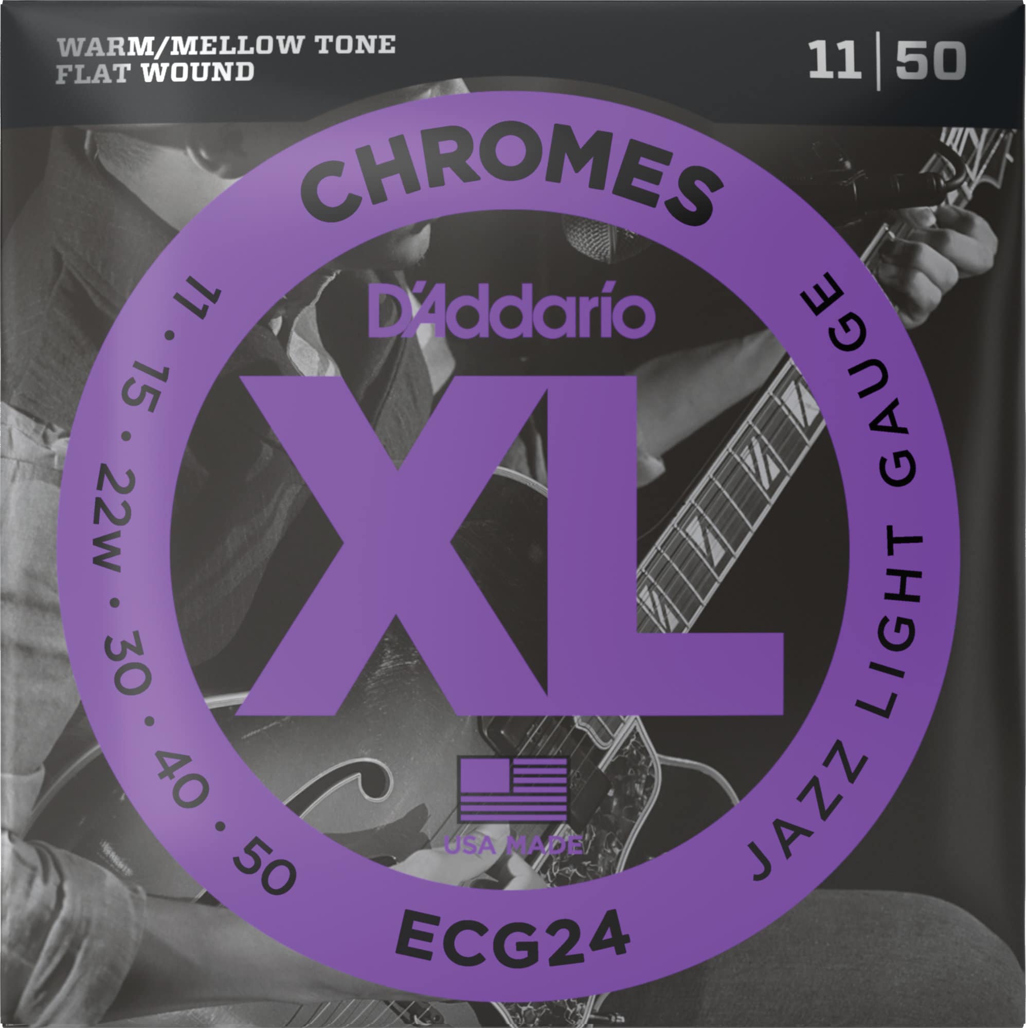 D'Addario ECG24 XL Chromes