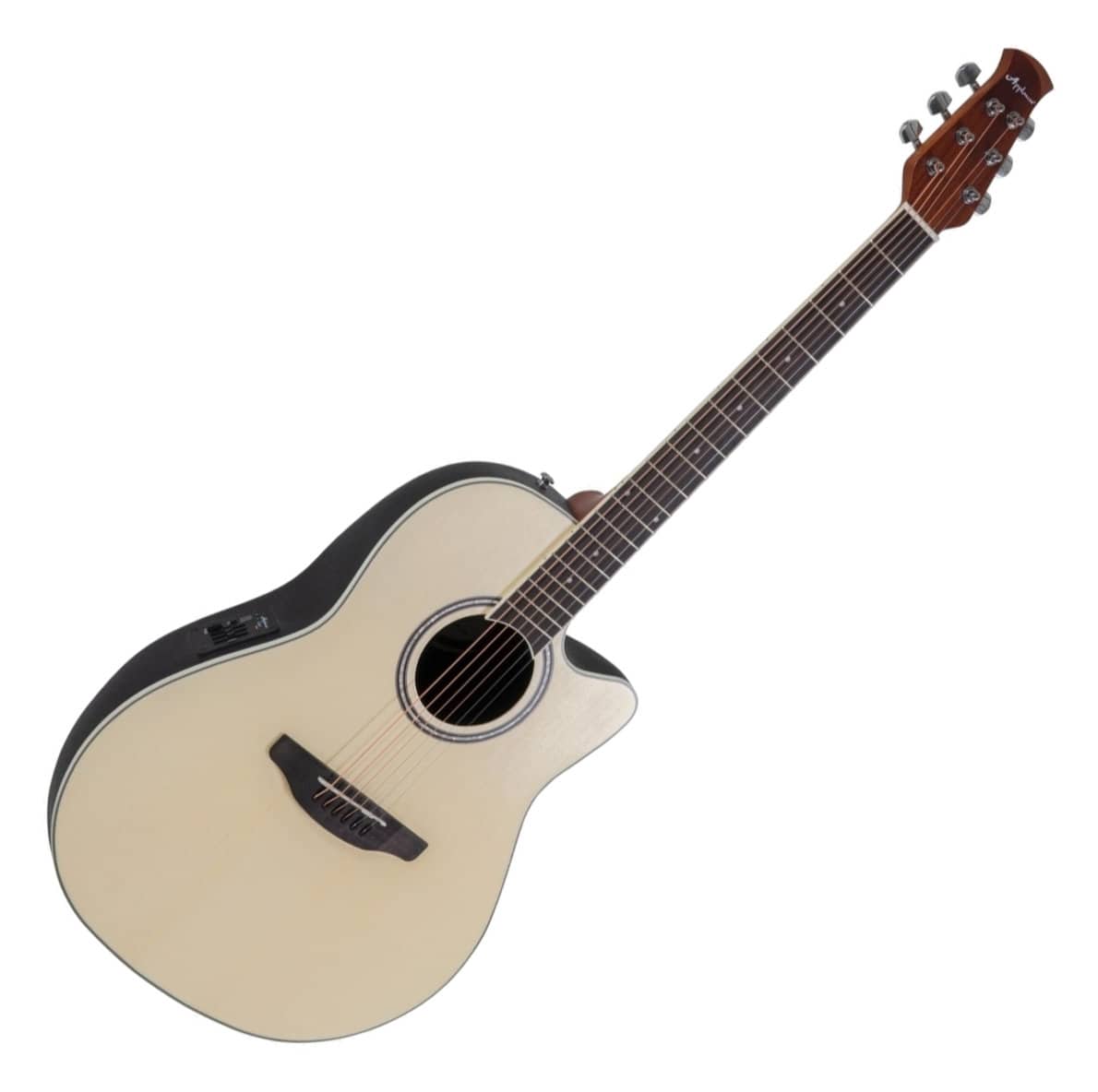 Applause AB24-4S Standard Mid Depth Gitarre Natural Satin  - 1A Showroom Modell (Zustand: wie neu, in OVP)