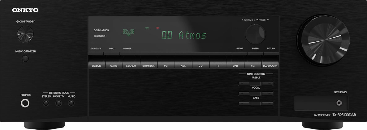 Onkyo TX-SR3100 DAB Atmos Receiver schwarz