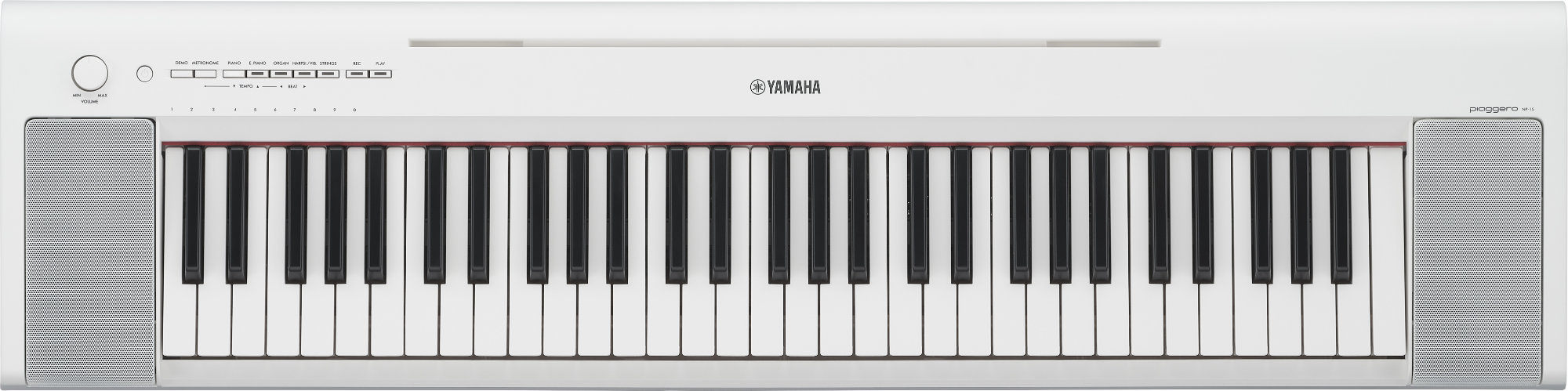 Yamaha Piaggero NP-15 Portable Piano Weiß