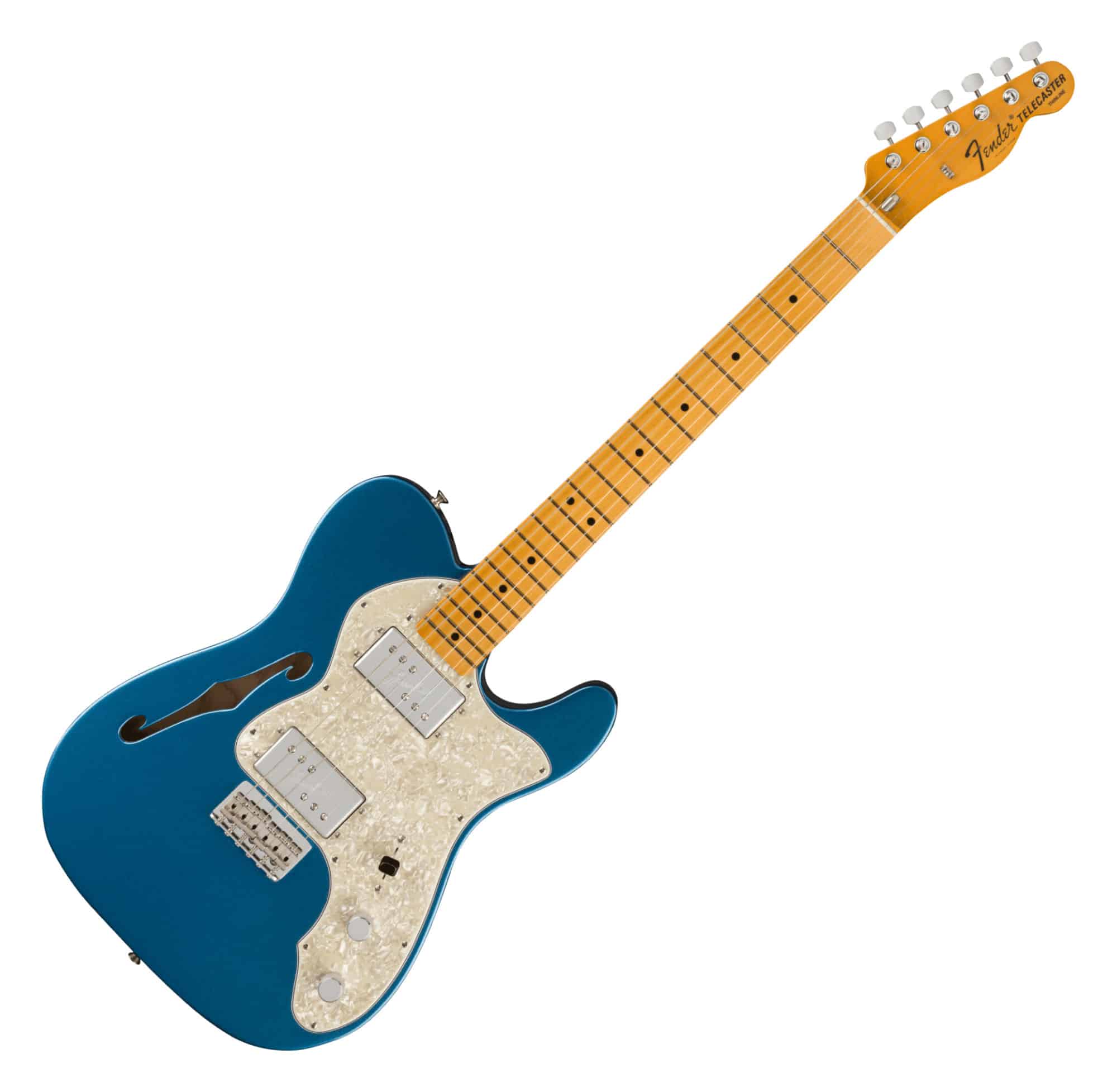 Fender American Vintage II 1972 Telecaster Thinline Lake Placid Blue  - Retoure (Zustand: sehr gut)