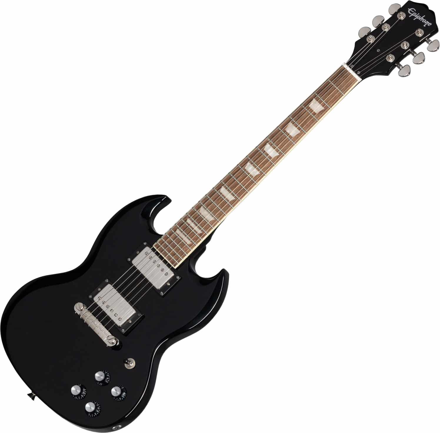 Epiphone Power Players SG Dark Matter Ebony  - Retoure (Zustand: akzeptabel)