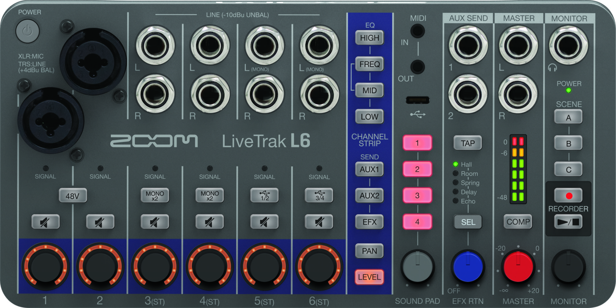 Zoom L-6 LiveTrak