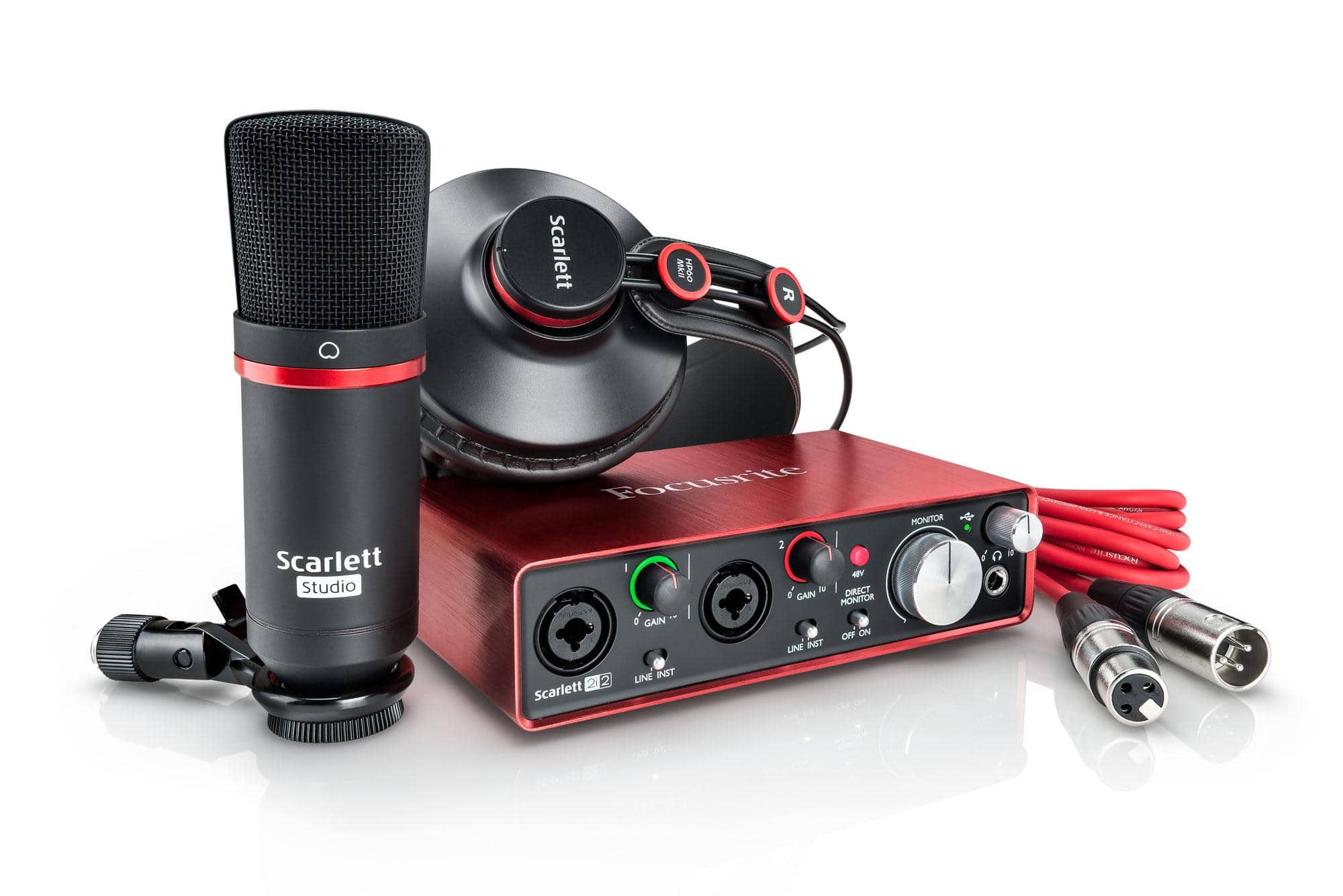 Как подключить focusrite scarlett 2i2 к компьютеру