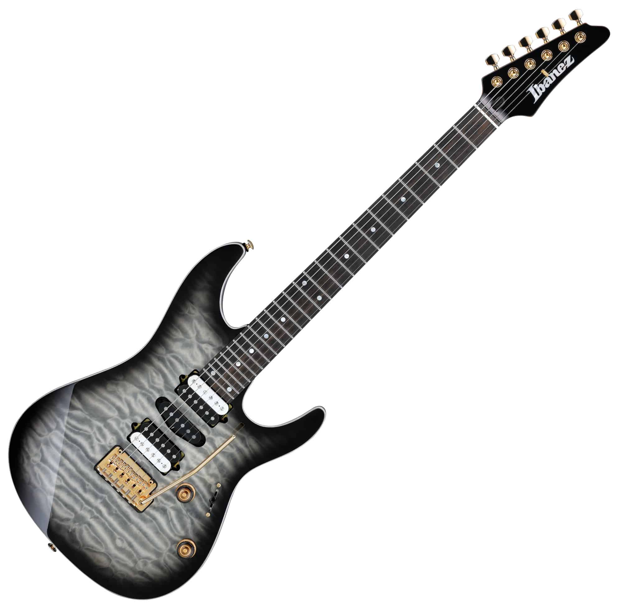 Ibanez AZ47P1QM-BIB Black Ice Burst