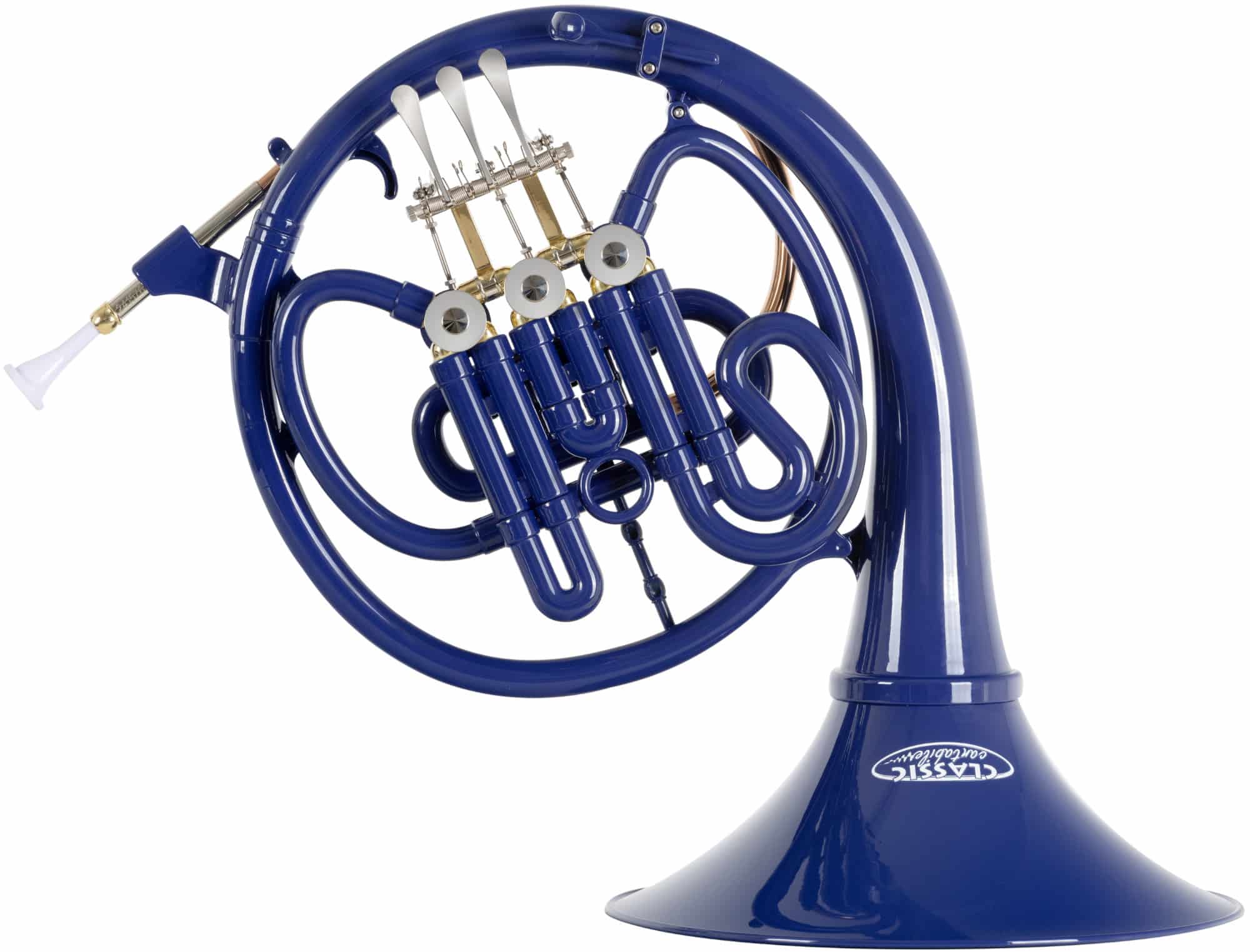 Classic Cantabile WH-30BL MardiBrass Kunststoff Bb-Waldhorn Blau