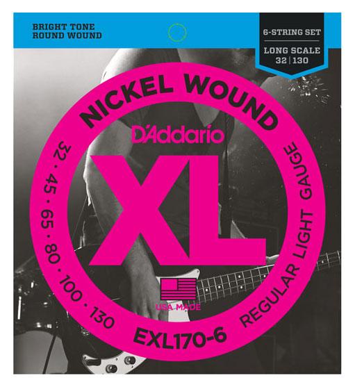 D'Addario EXL170-6 Regular Light 6-string