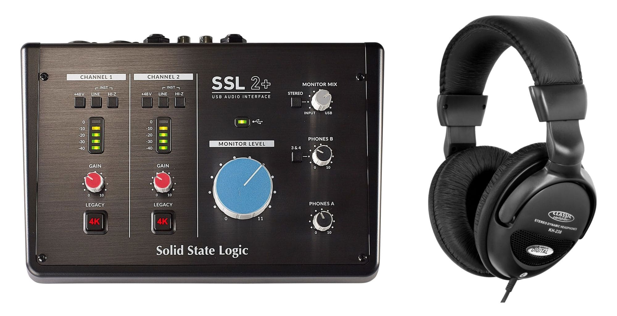 SSL 2+ USB-C Audio-Interface Set