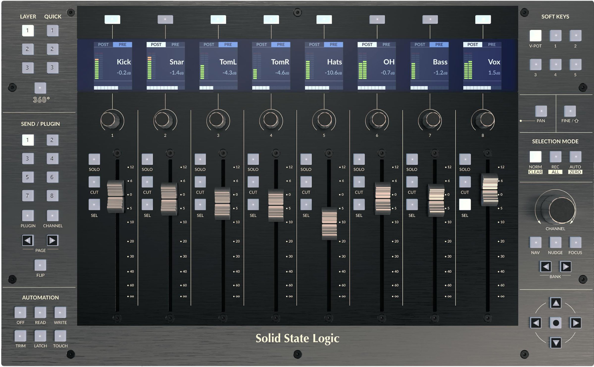 SSL UF8 DAW Controller