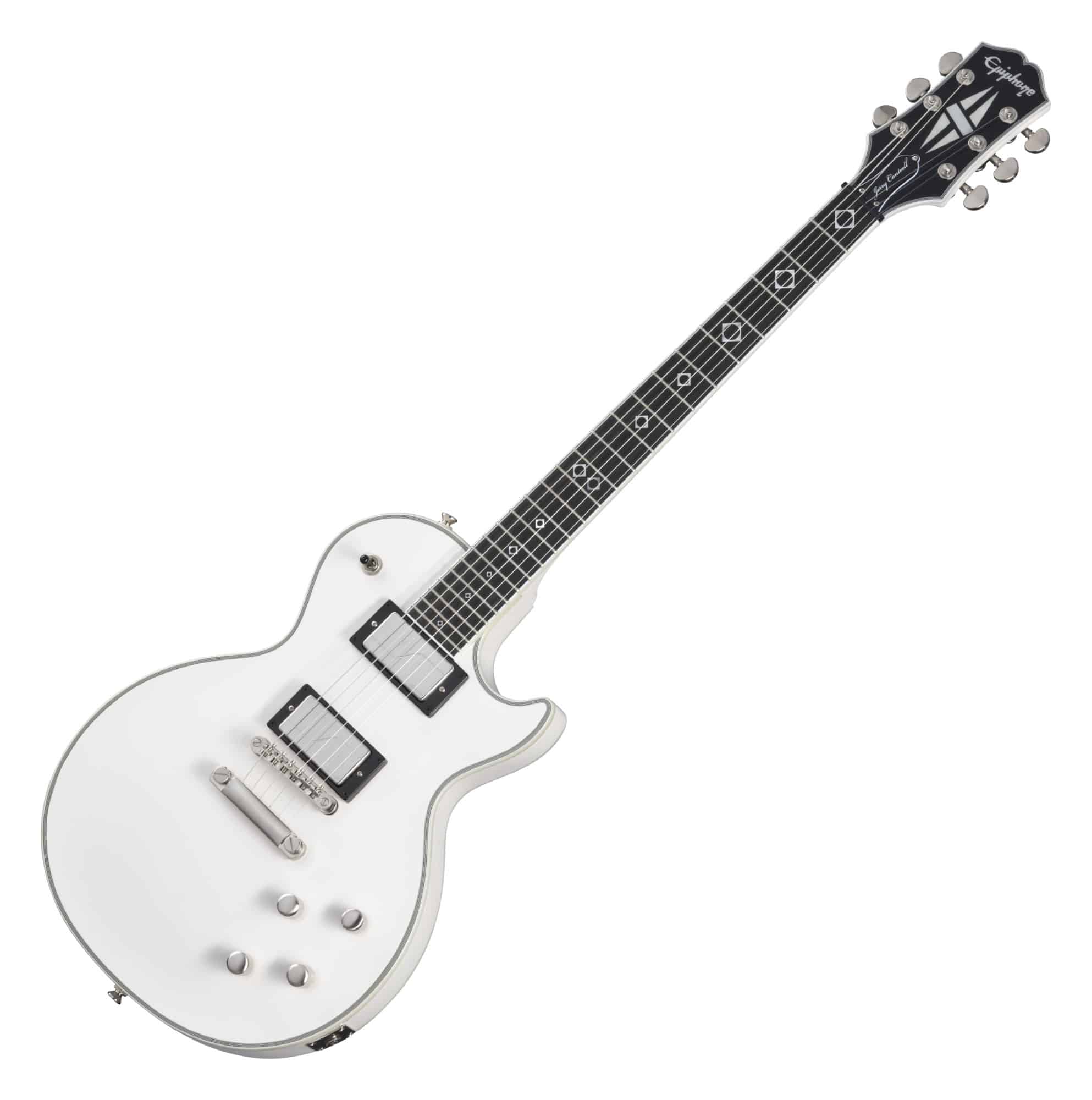 Epiphone Jerry Cantrell Les Paul Custom Prophecy Bone White  - 1A Showroom Modell (Zustand: wie neu, in OVP)