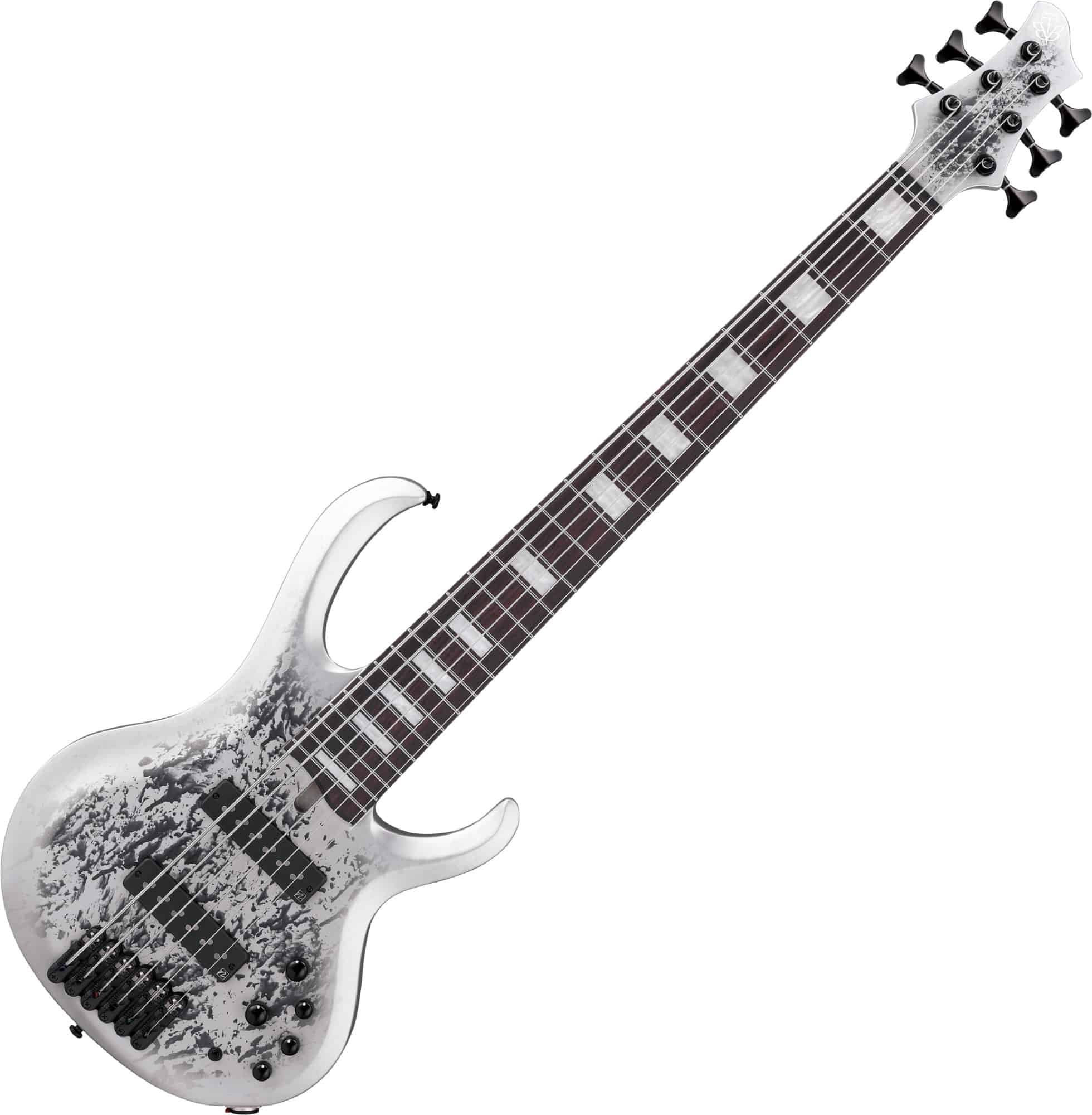 Ibanez BTB25TH6-SLM 25th Anniversary Silver Blizzard Matte