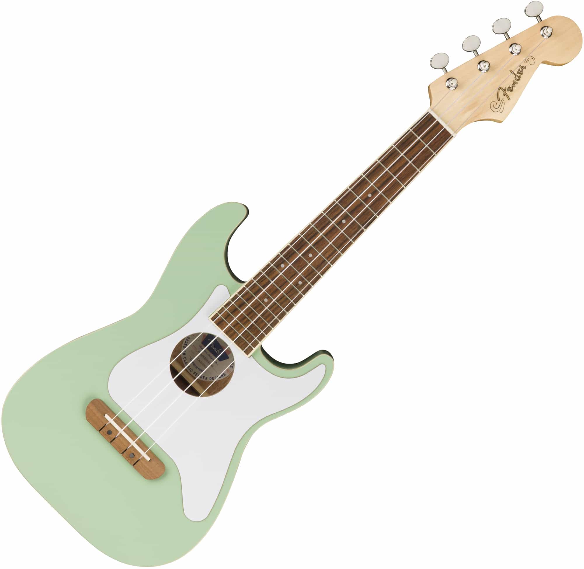 Fender Fullerton Stratocaster Ukulele Surf Green