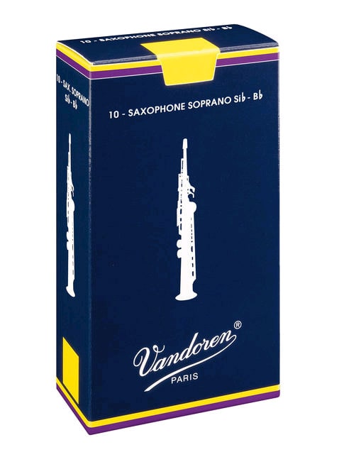 Vandoren Classic Blau Sopransax Blätter (2,5) 10er Pack