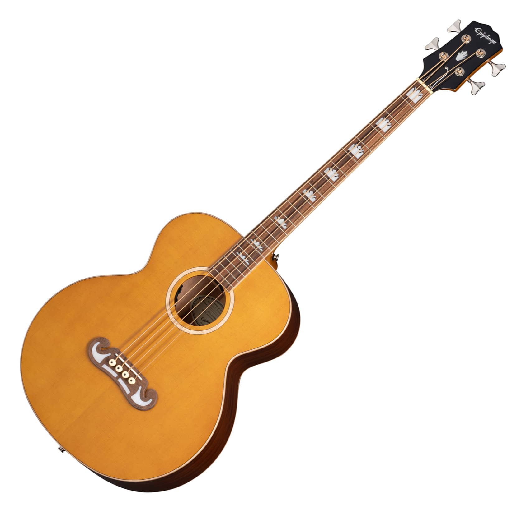 Epiphone El Capitan J-200 Studio Bass Aged Vintage Natural  - 1A Showroom Modell (Zustand: wie neu, in OVP)