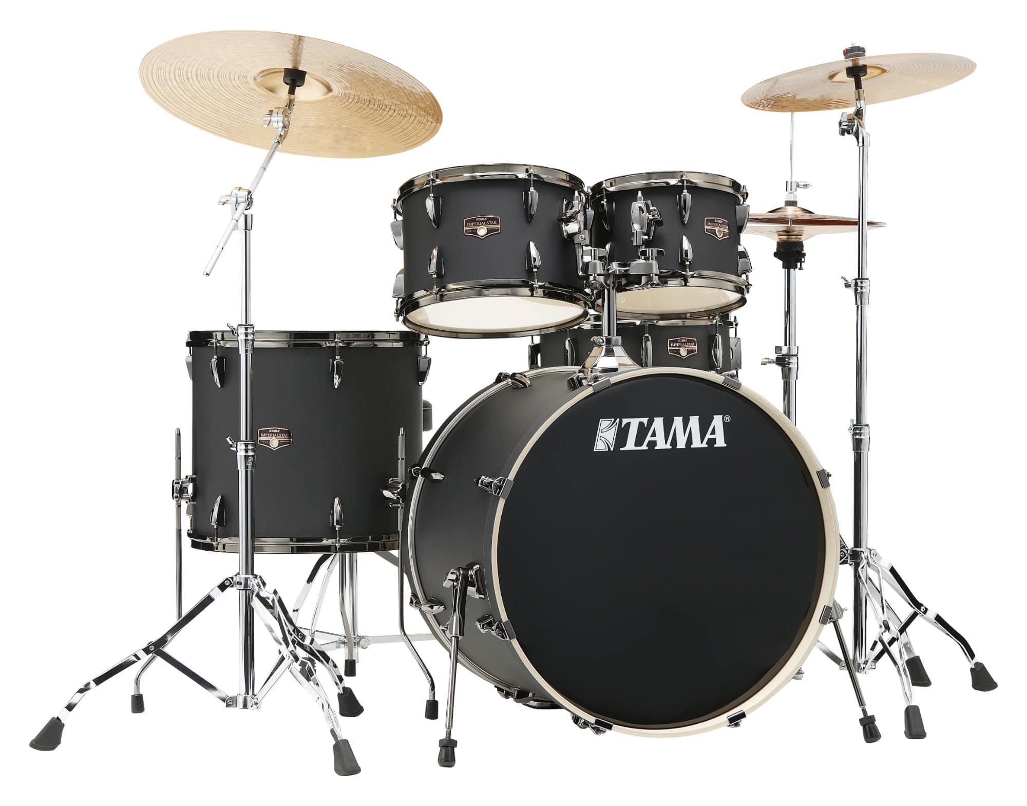 Tama IP52H6WBN-BOB Imperialstar Drumkit Blacked Out Black  - 1A Showroom Modell (Zustand: wie neu, in OVP)