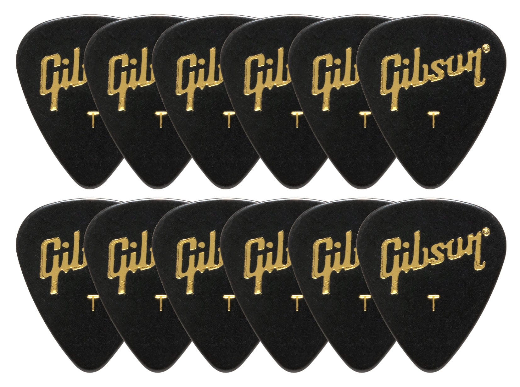 Gibson APRGG-74T Pick Standard Thin 12er Pack