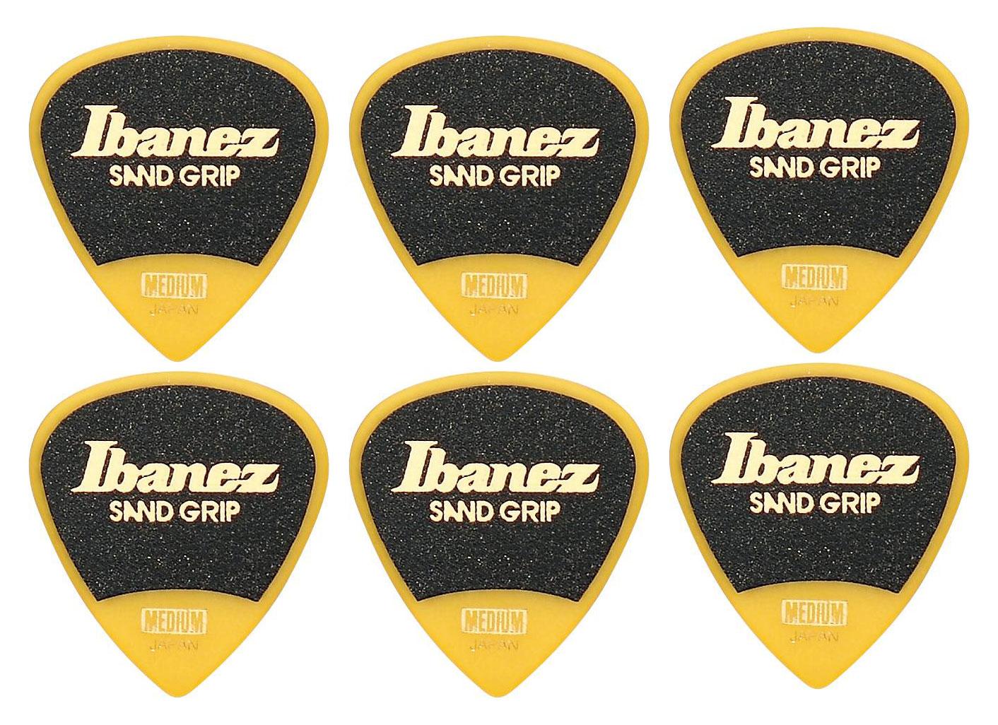 Ibanez PA16MSG-YE Grip Wizard Sand Medium - 6er Pack