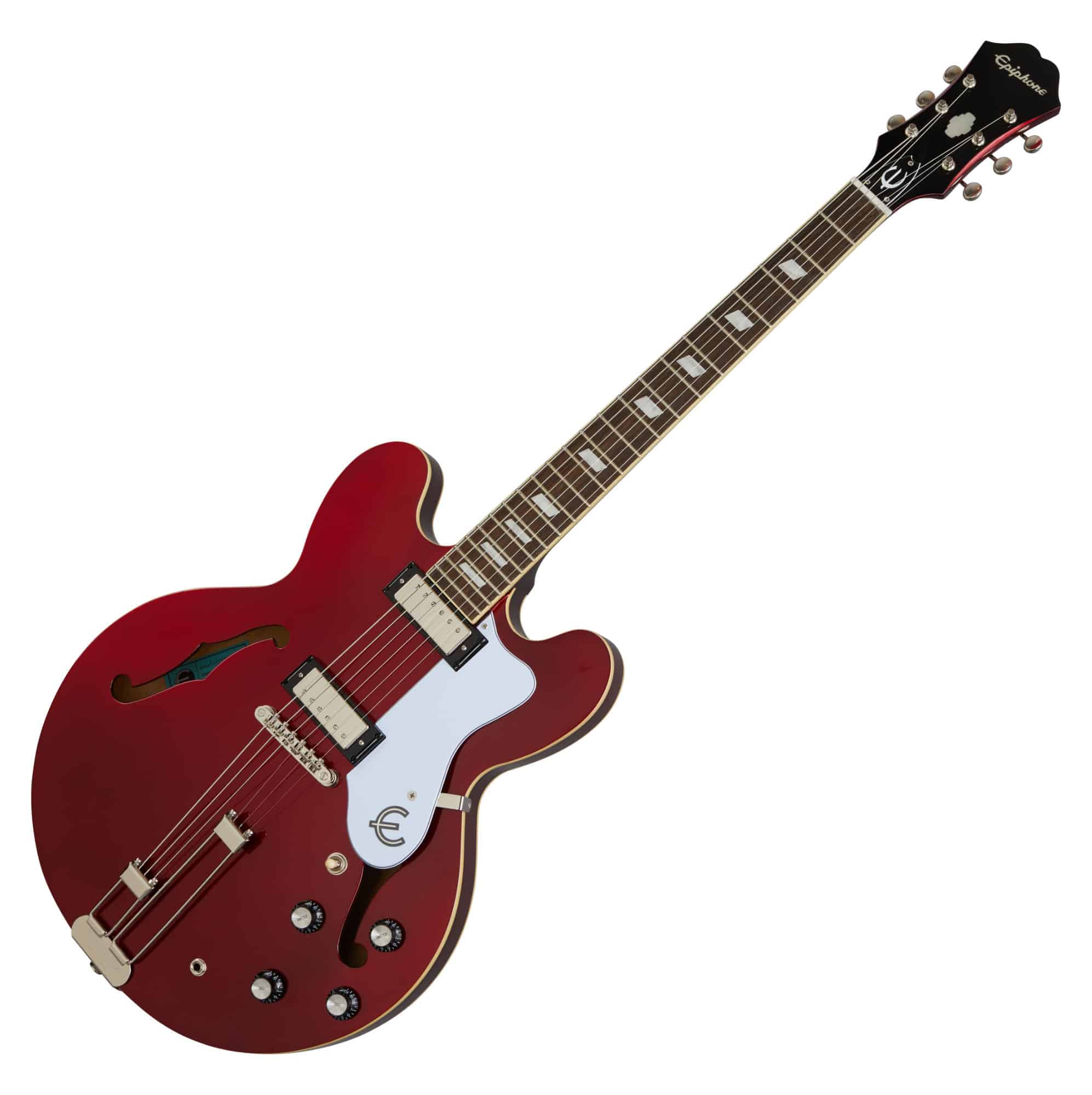 Epiphone Riviera Sparkling Burgundy  - 1A Showroom Modell (Zustand: wie neu, in OVP)