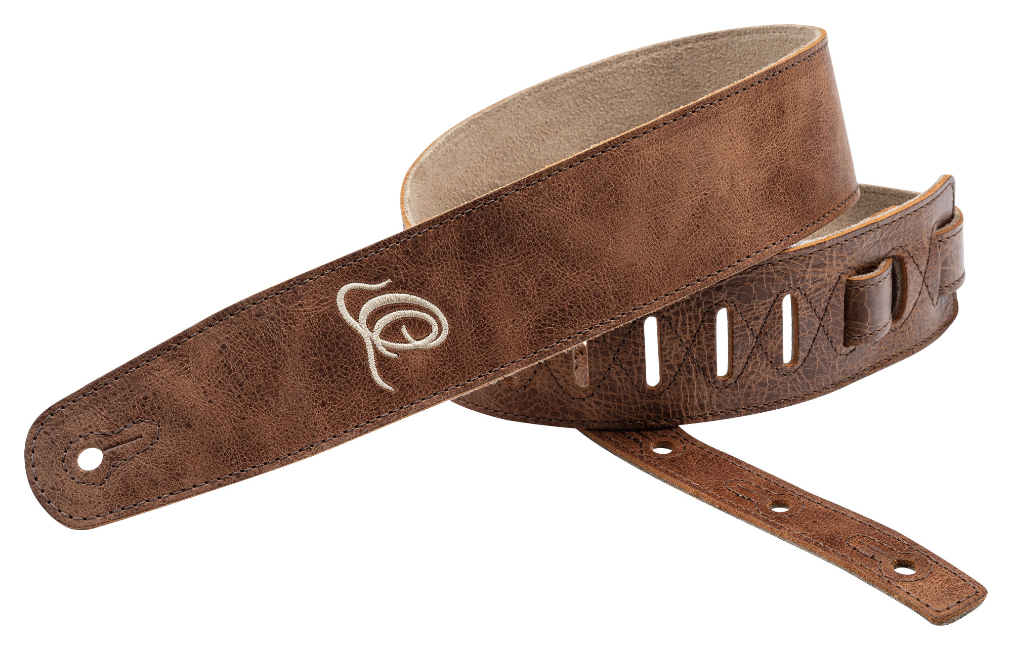 Ortega OSSU-40 Gitarrengurt Wildleder Cognac