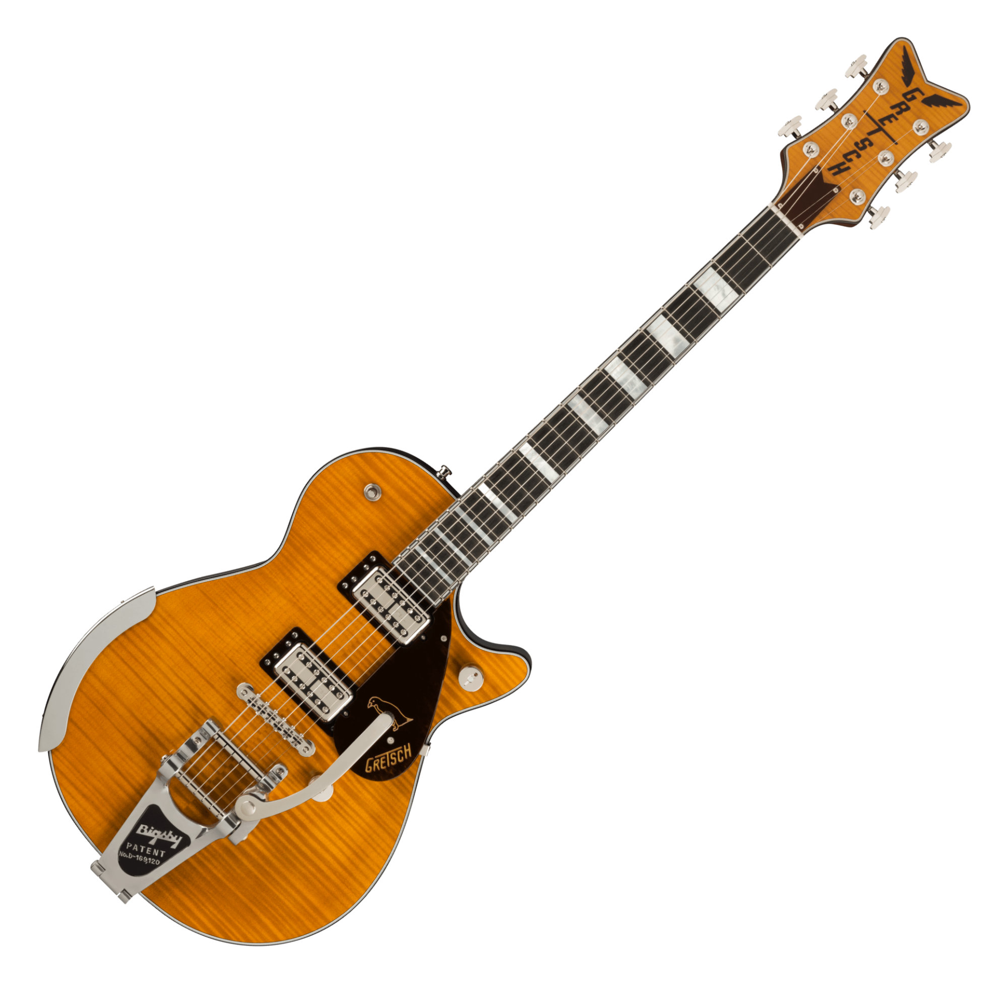 Gretsch G6134TFM-NH Nigel Hendroff Signature Penguin Amber Flame