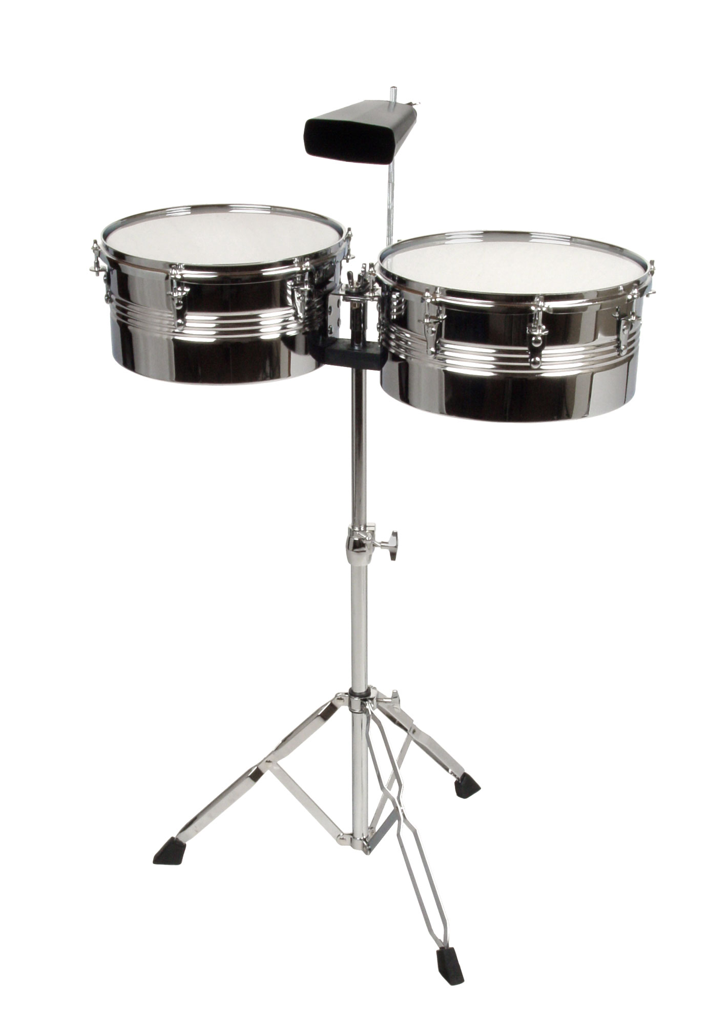 XDrum Timbales SET 13" 14" inkl. Cowbell  - Retoure (Zustand: sehr gut)