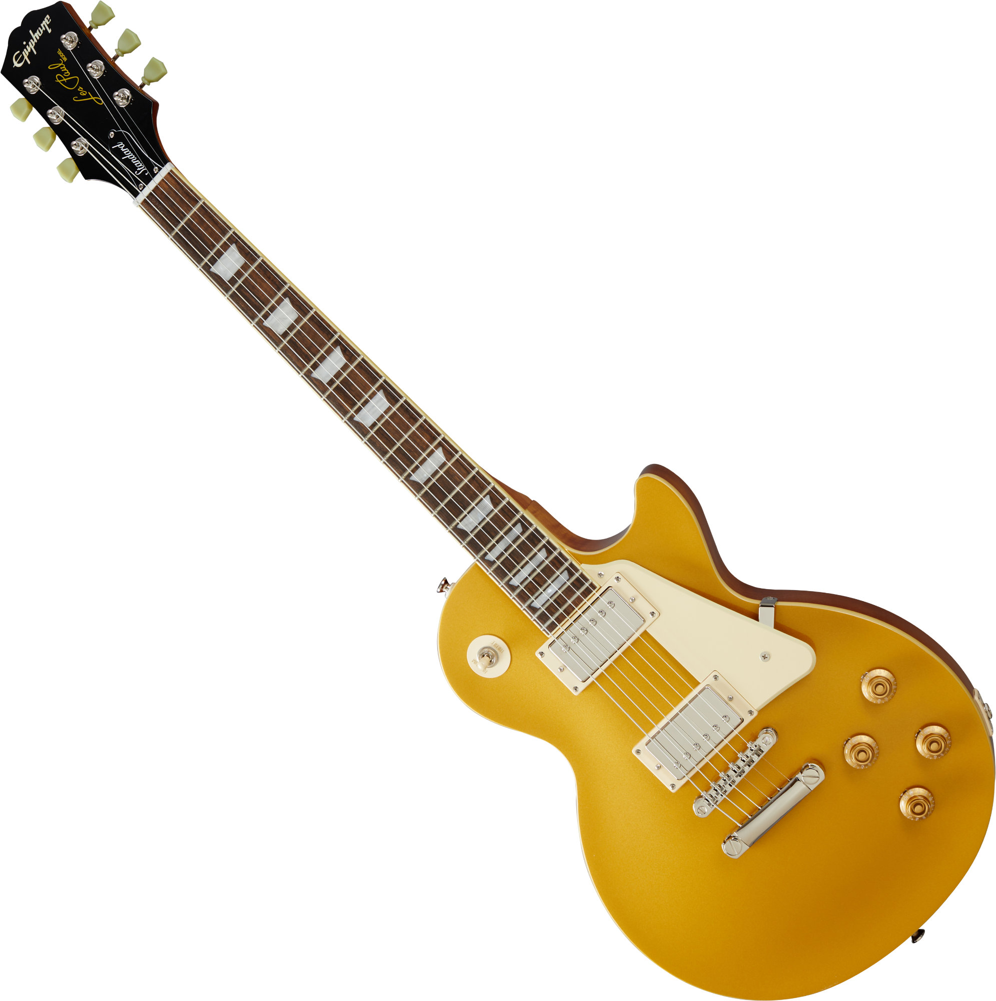 Epiphone Les Paul Standard 50s Lefthand Metallic Gold  - 1A Showroom Modell (Zustand: wie neu, in OVP)