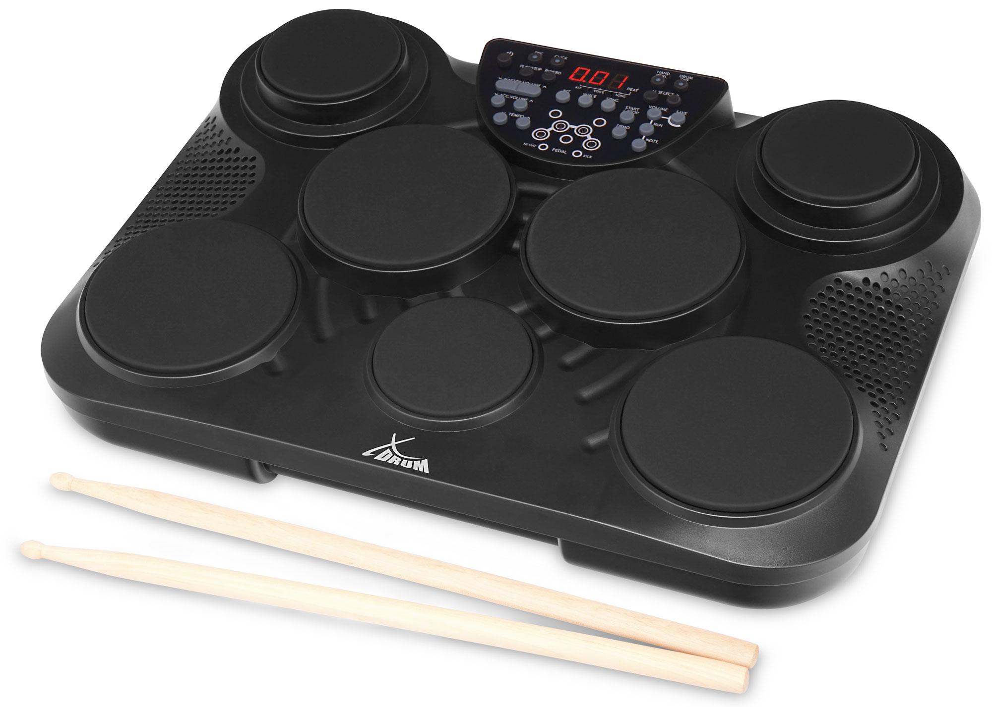 XDrum DD-200DG E-Drum Percussion Pad schwarz  - Retoure (Zustand: akzeptabel)