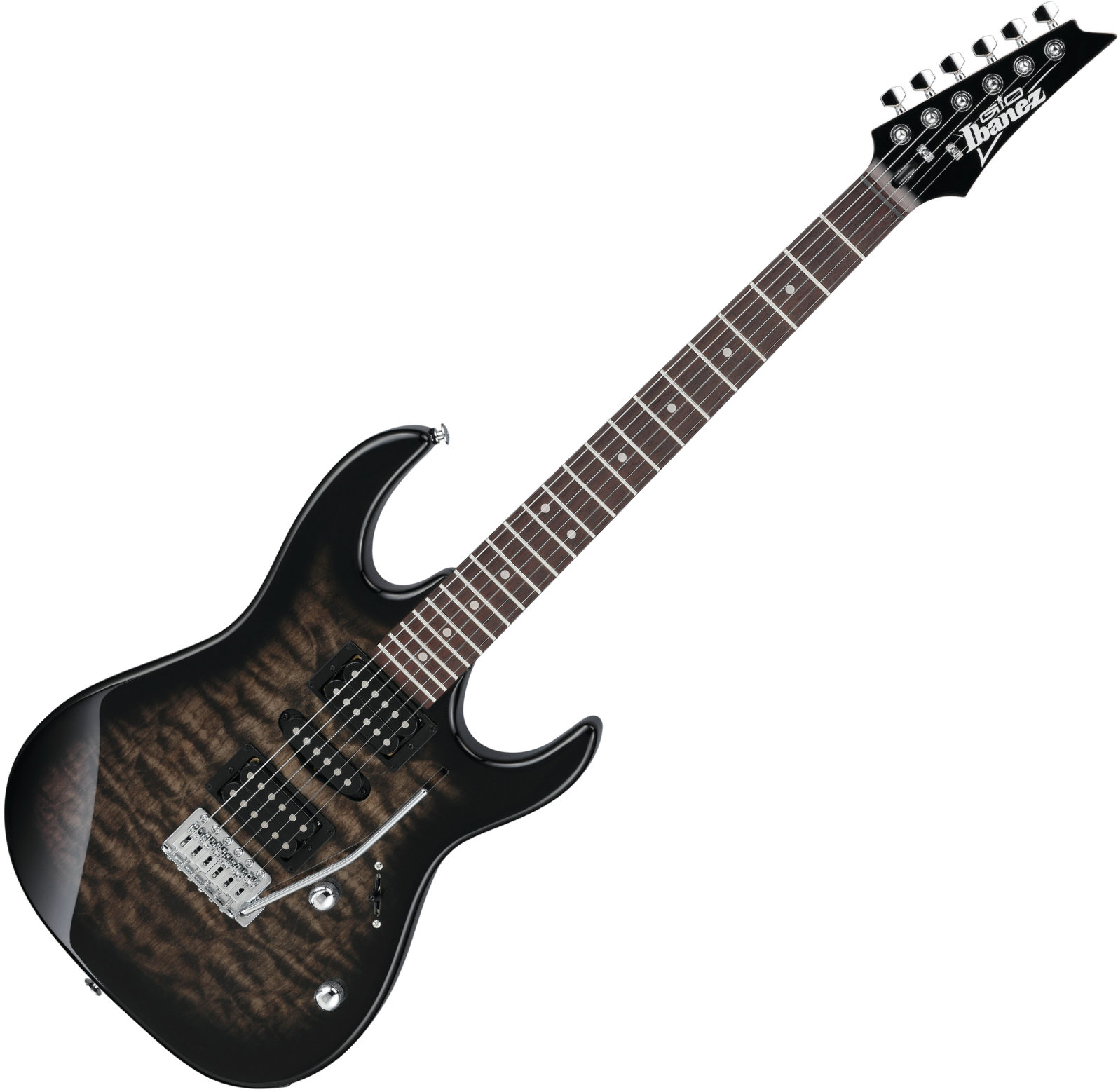 Ibanez GRX70QA-TKS Transparent Black Sunburst