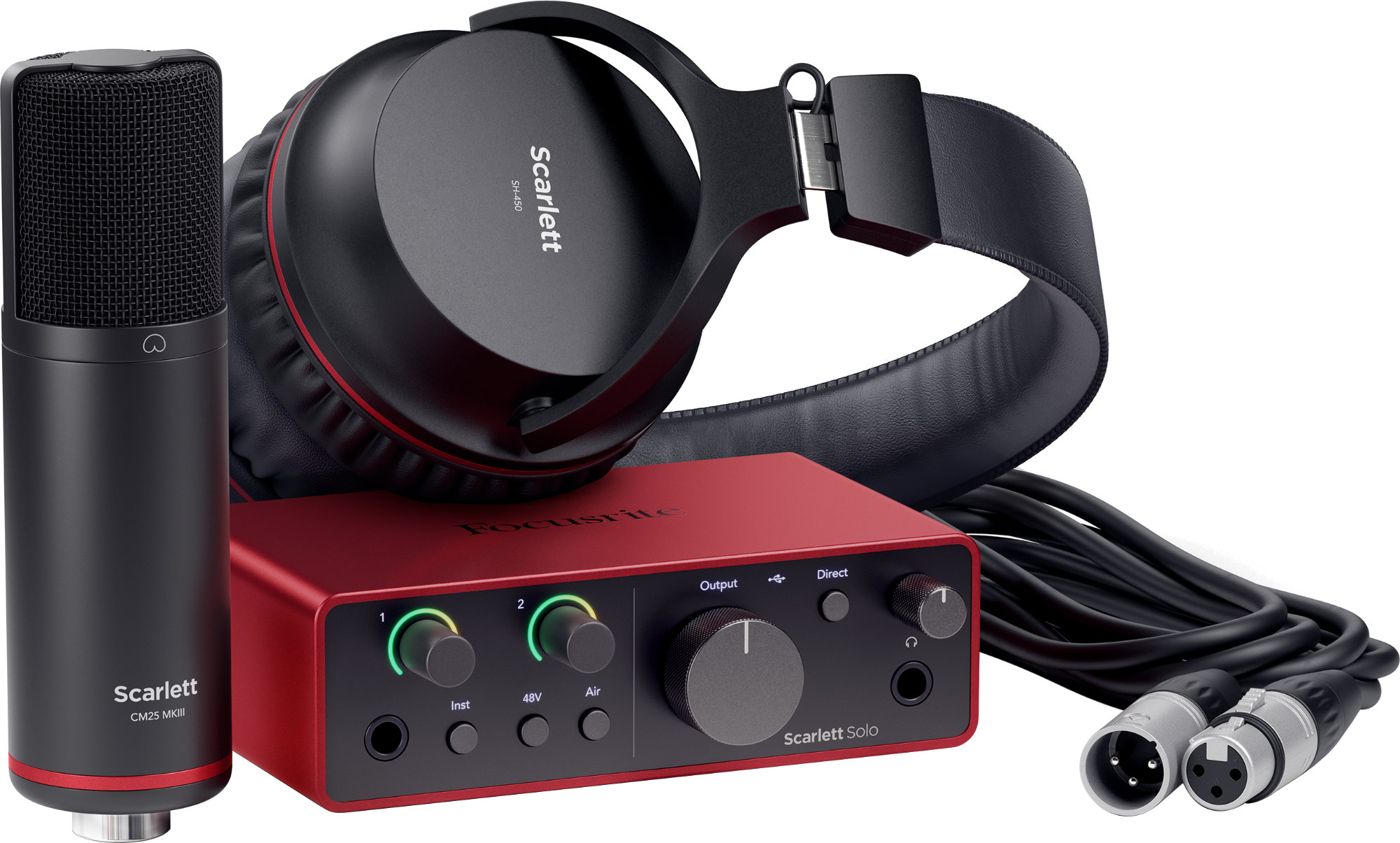 Focusrite Scarlett Solo 4th Gen Studio Pack  - Retoure (Zustand: gut)