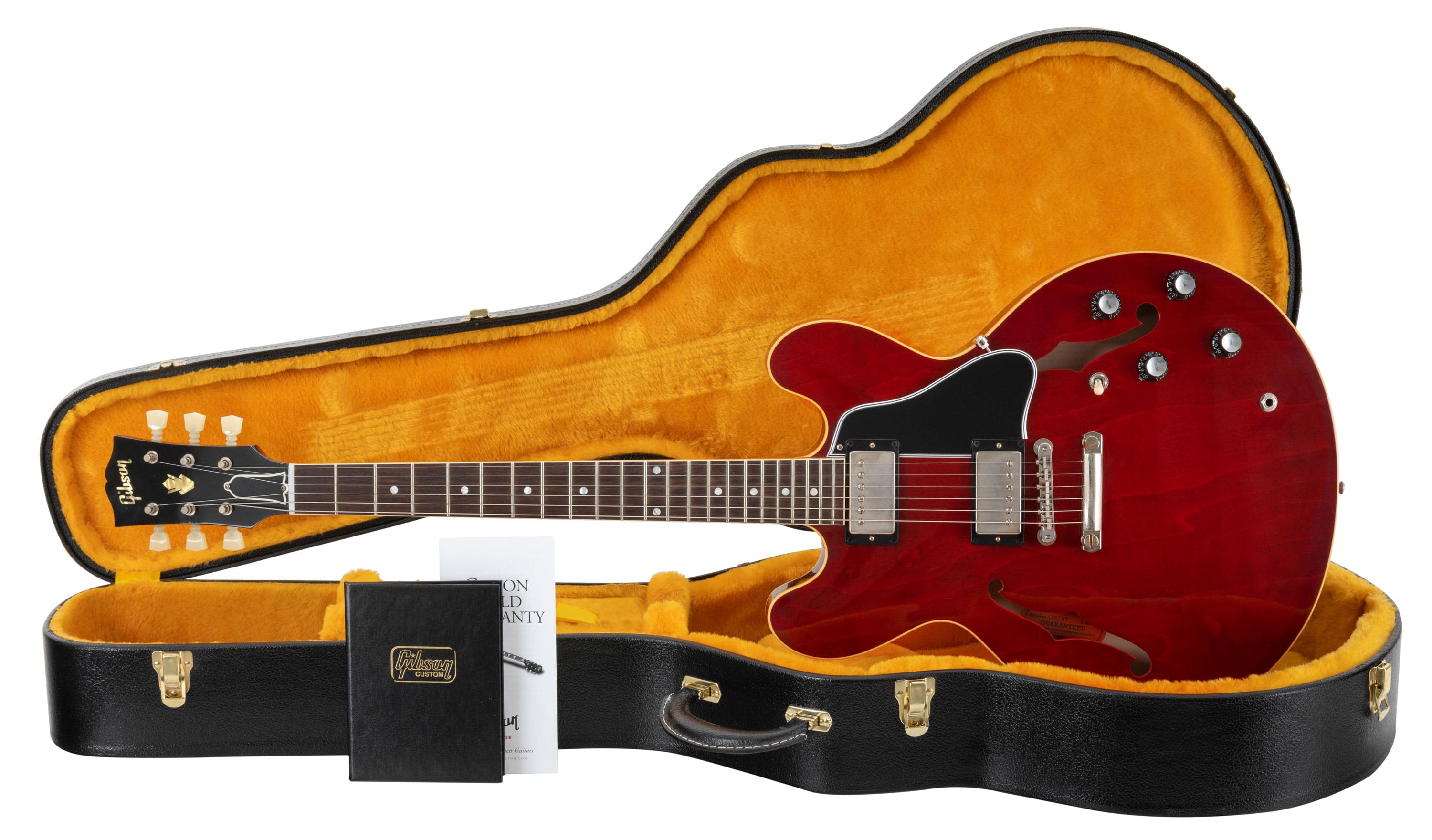 Gibson 1961 ES-335 Reissue VOS Sixties Cherry  - 1A Showroom Modell (Zustand: wie neu, in OVP)