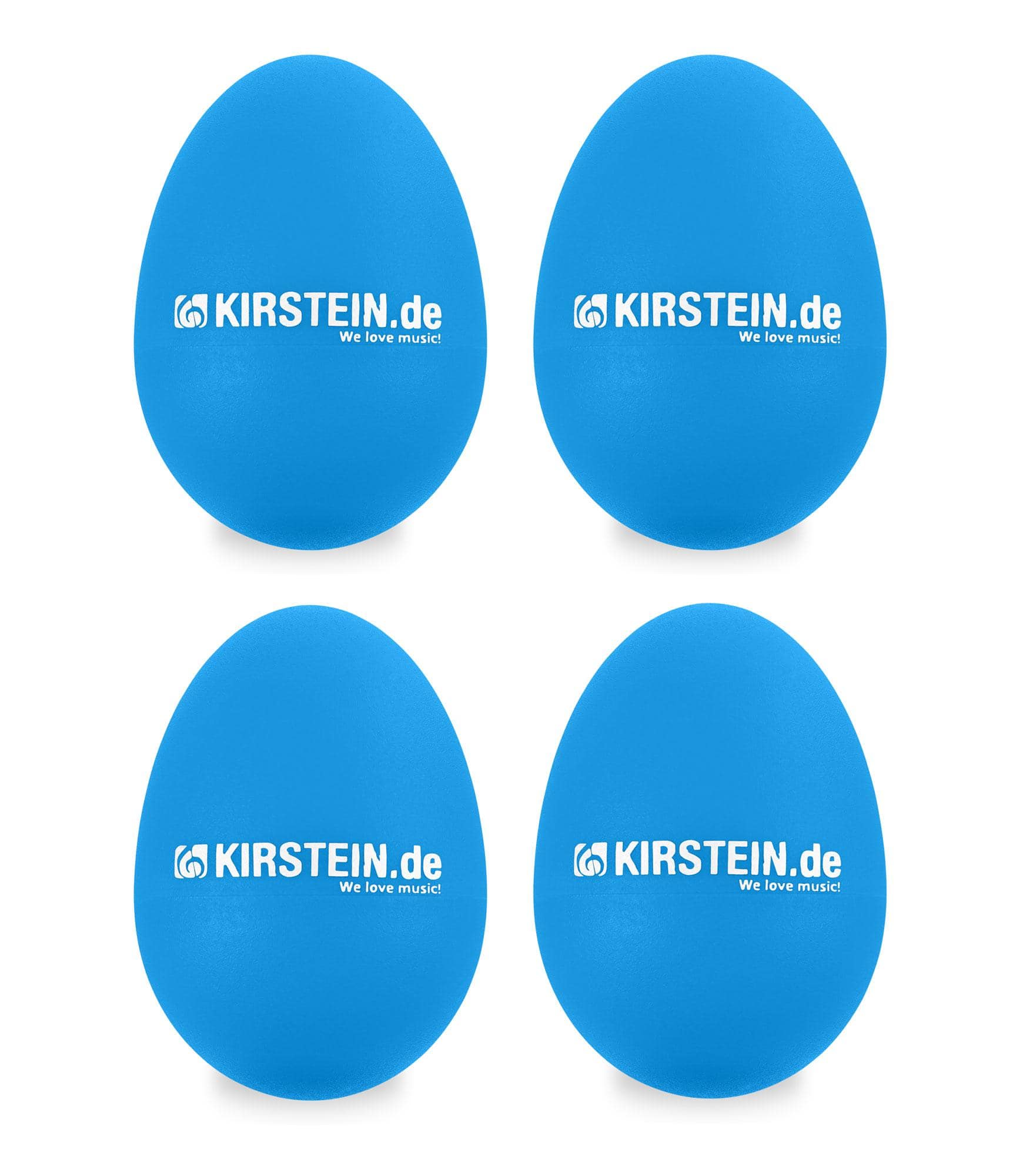 4x Kirstein ES-10B Egg Shaker blau Medium Set