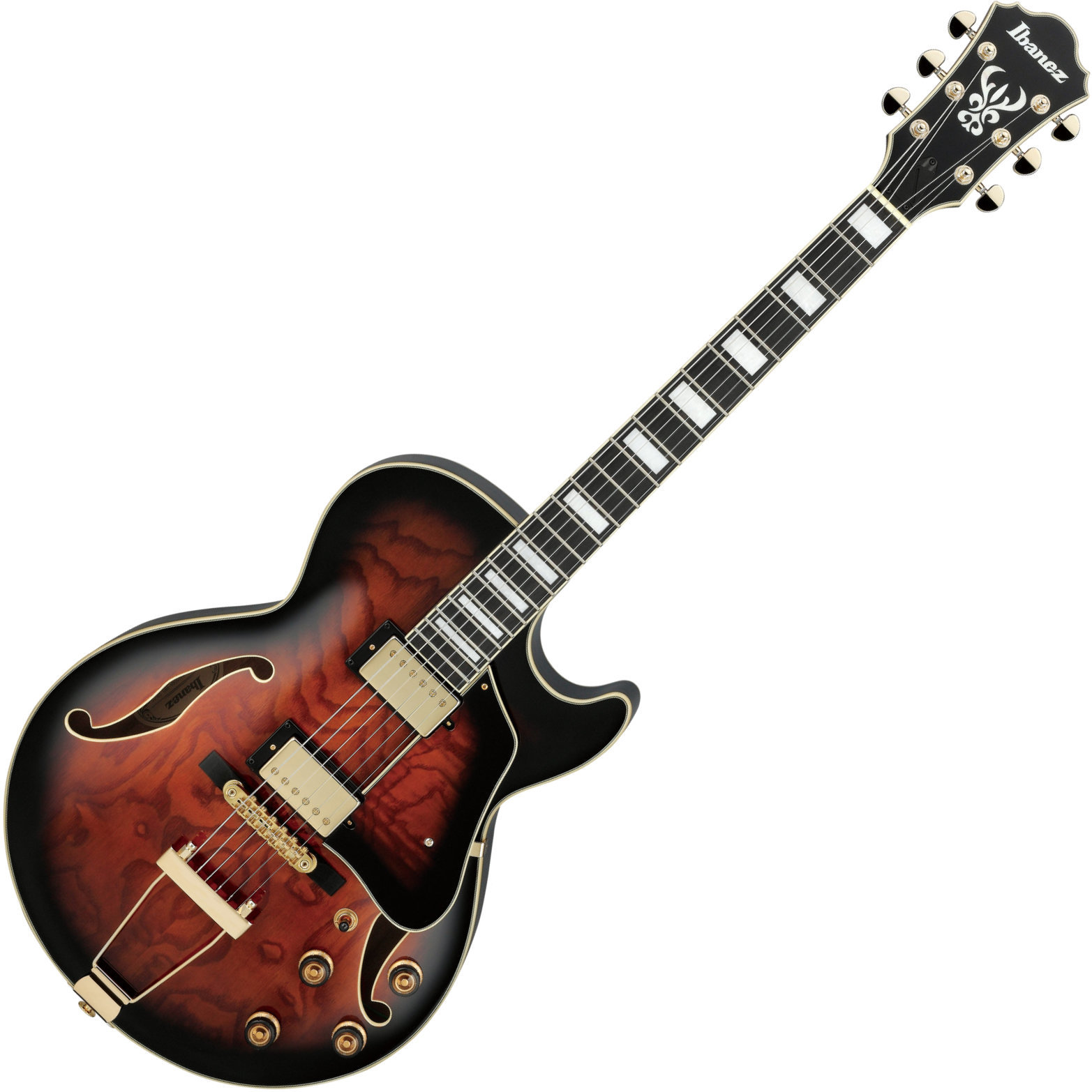 Ibanez AG95QA-DBS Dark Brown Sunburst  - Retoure (Zustand: gut)