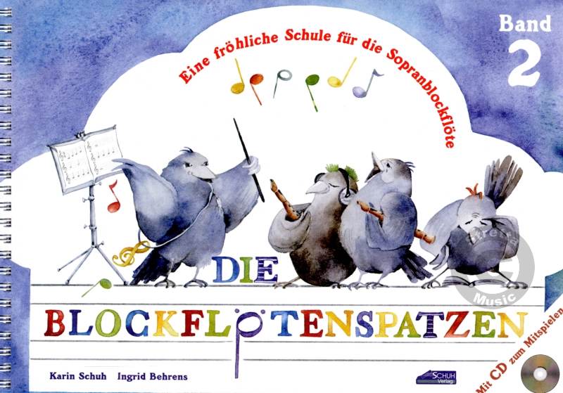 Die Blockflötenspatzen 2 mit CD