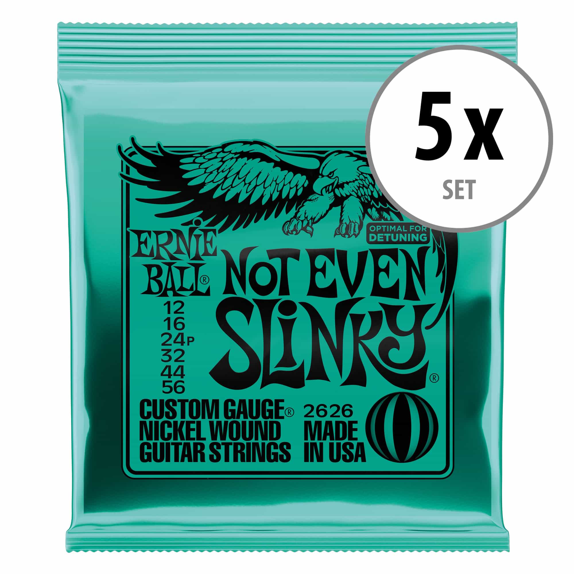 Ernie Ball 2626 Not Even Slinky 5x Set