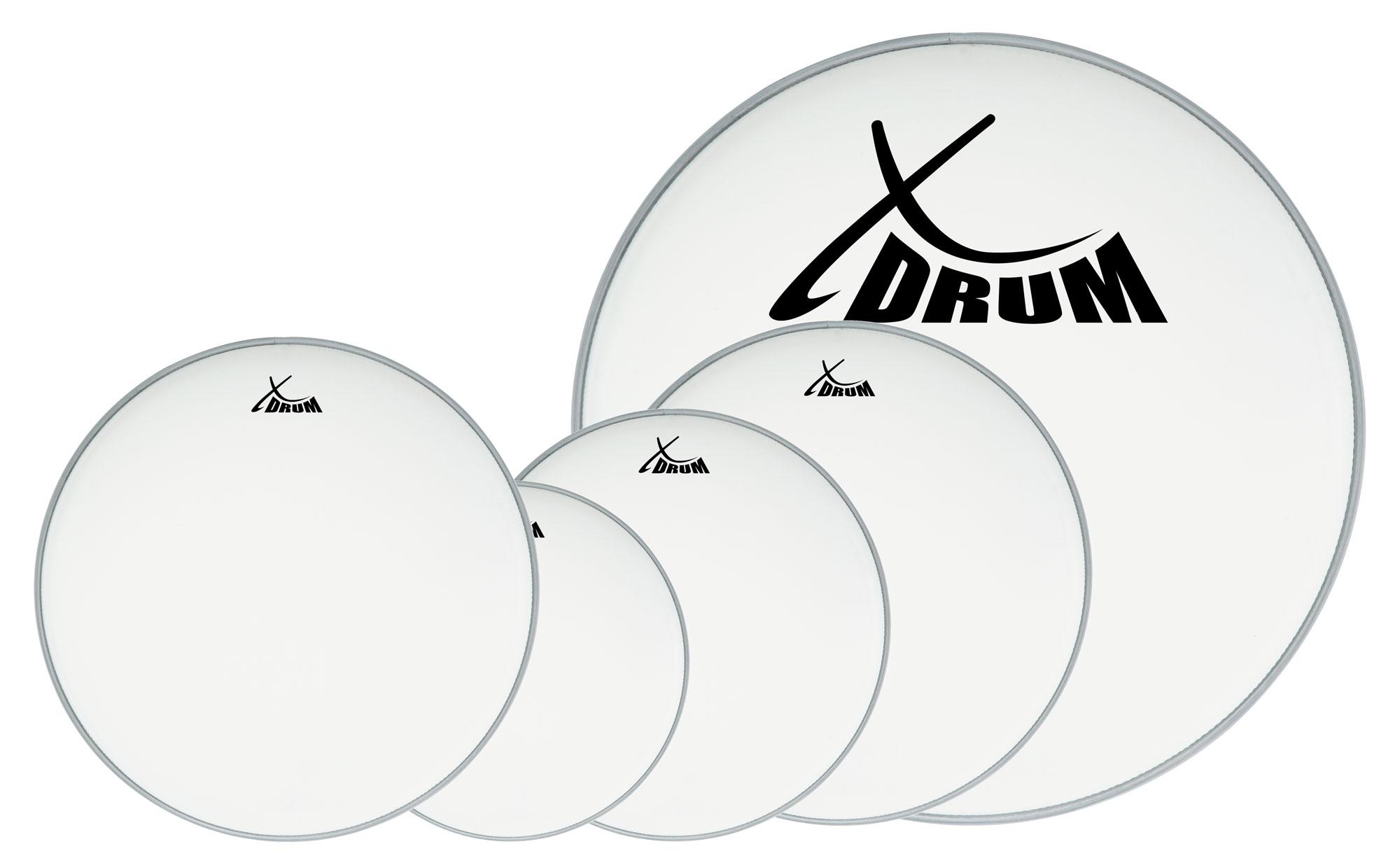 XDrum Coated Fell-Set 10" 12" 14" 22" + 14"