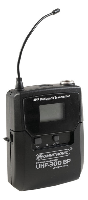 Omnitronic UHF-300 Taschensender 823-832/863-865MHz  - Retoure (Zustand: sehr gut)