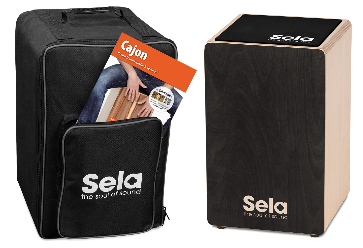 Sela SE 120 Primera Cajon Black Bundle