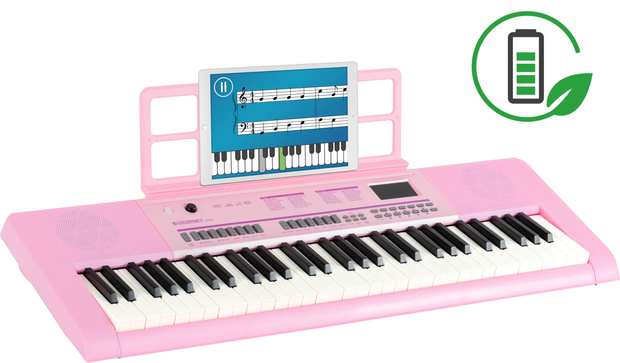 McGrey 6170 Akku-Keyboard Pink