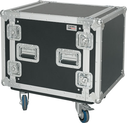 Proel CR210BLKMW 10U 19" Rack Case 45 cm