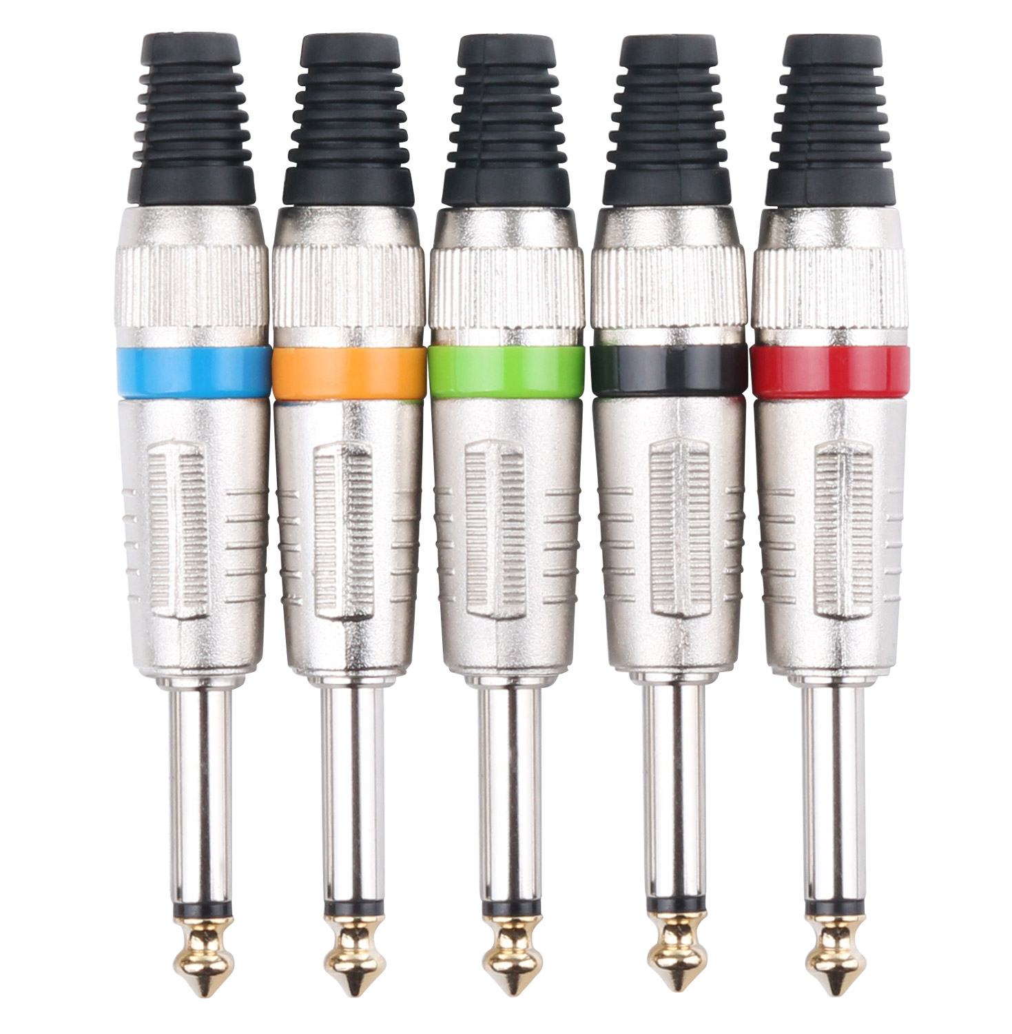 Pronomic JPLUG Color Klinkenstecker - 5er Pack