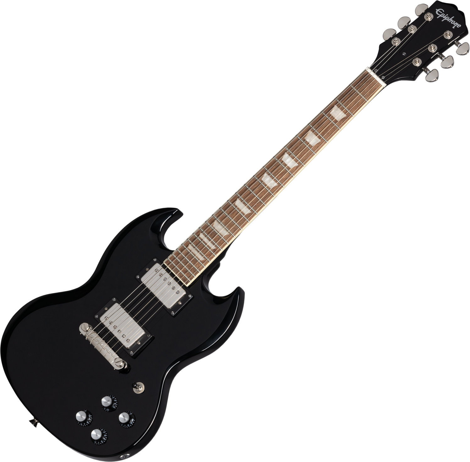 Epiphone Power Players SG Dark Matter Ebony  - Retoure (Zustand: gut)