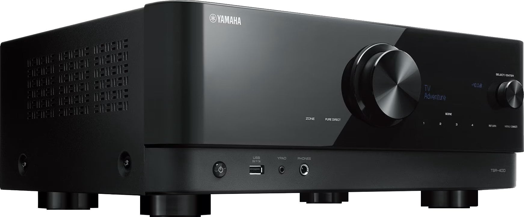 Yamaha TSR-400 5.2 AV Heimkino Receiver schwarz  - 1A Showroom Modell (Zustand: wie neu, in OVP)