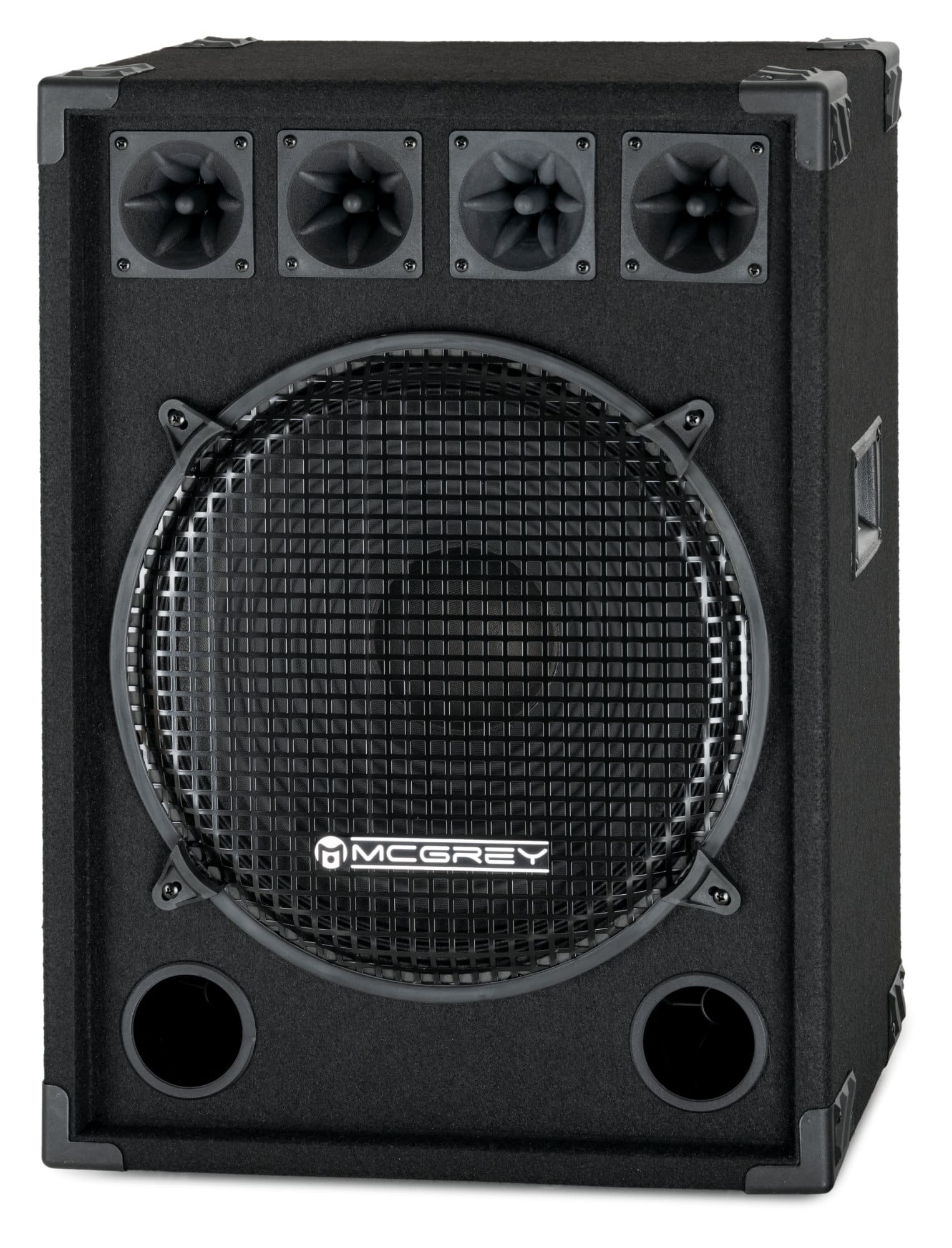 McGrey DJ-1522 Partykeller/DJ-Box 800W  - Retoure (Zustand: sehr gut)