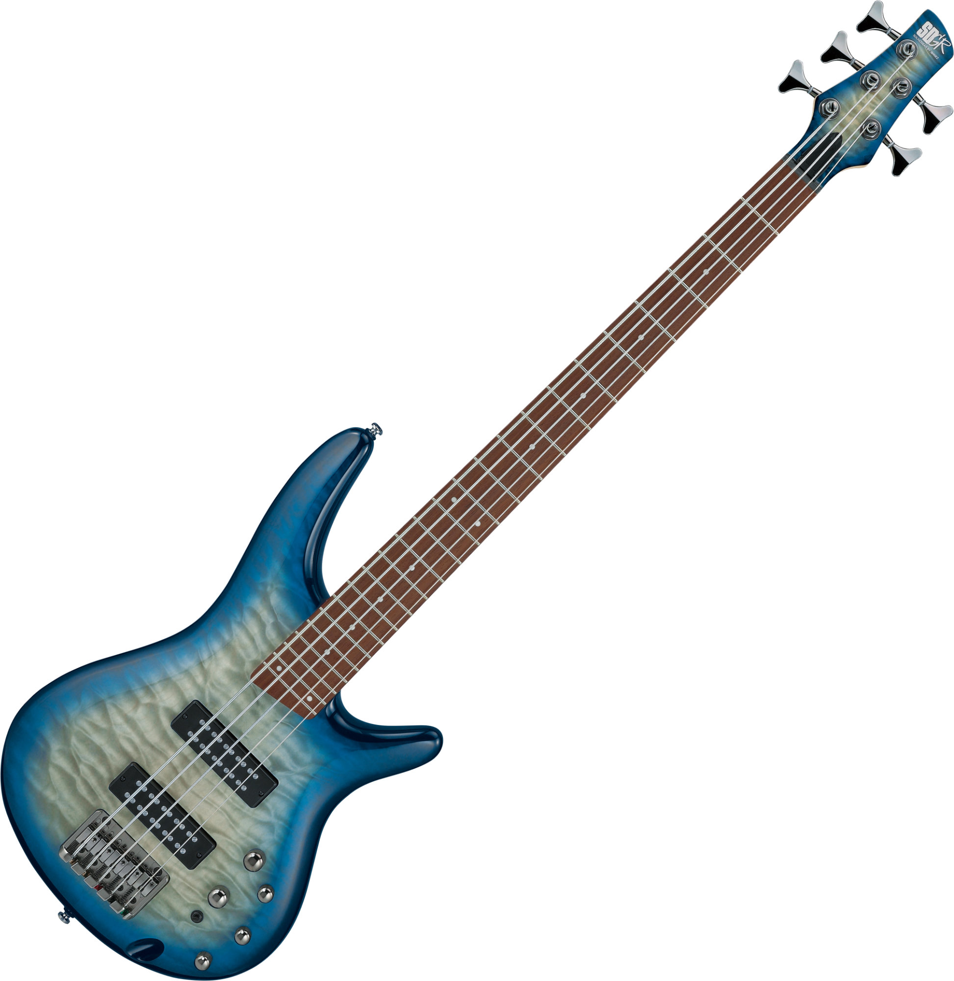 Ibanez SR405EQM-SCB E-Bass Stained Cosmic Blue Starburst