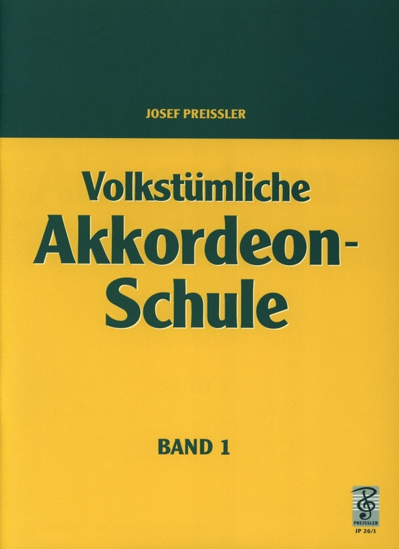 Volkstümliche Akkordeonschule Band I