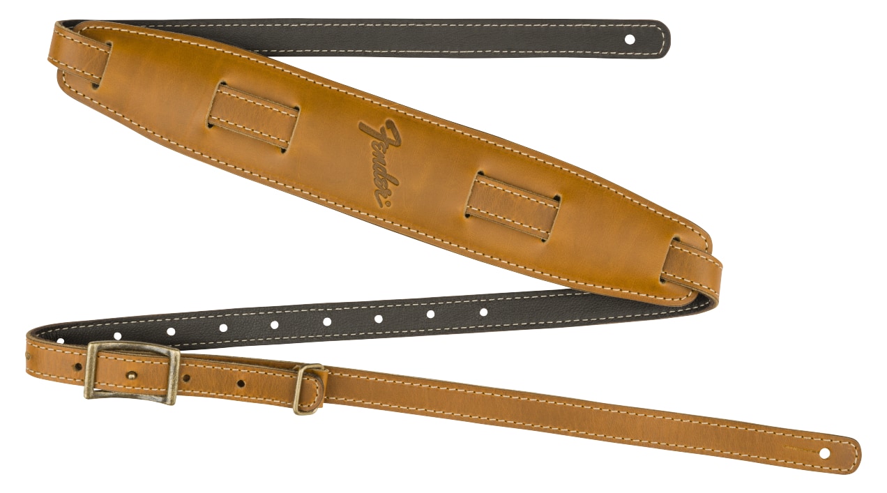 Fender Mustang Saddle Strap Butterscotch Long