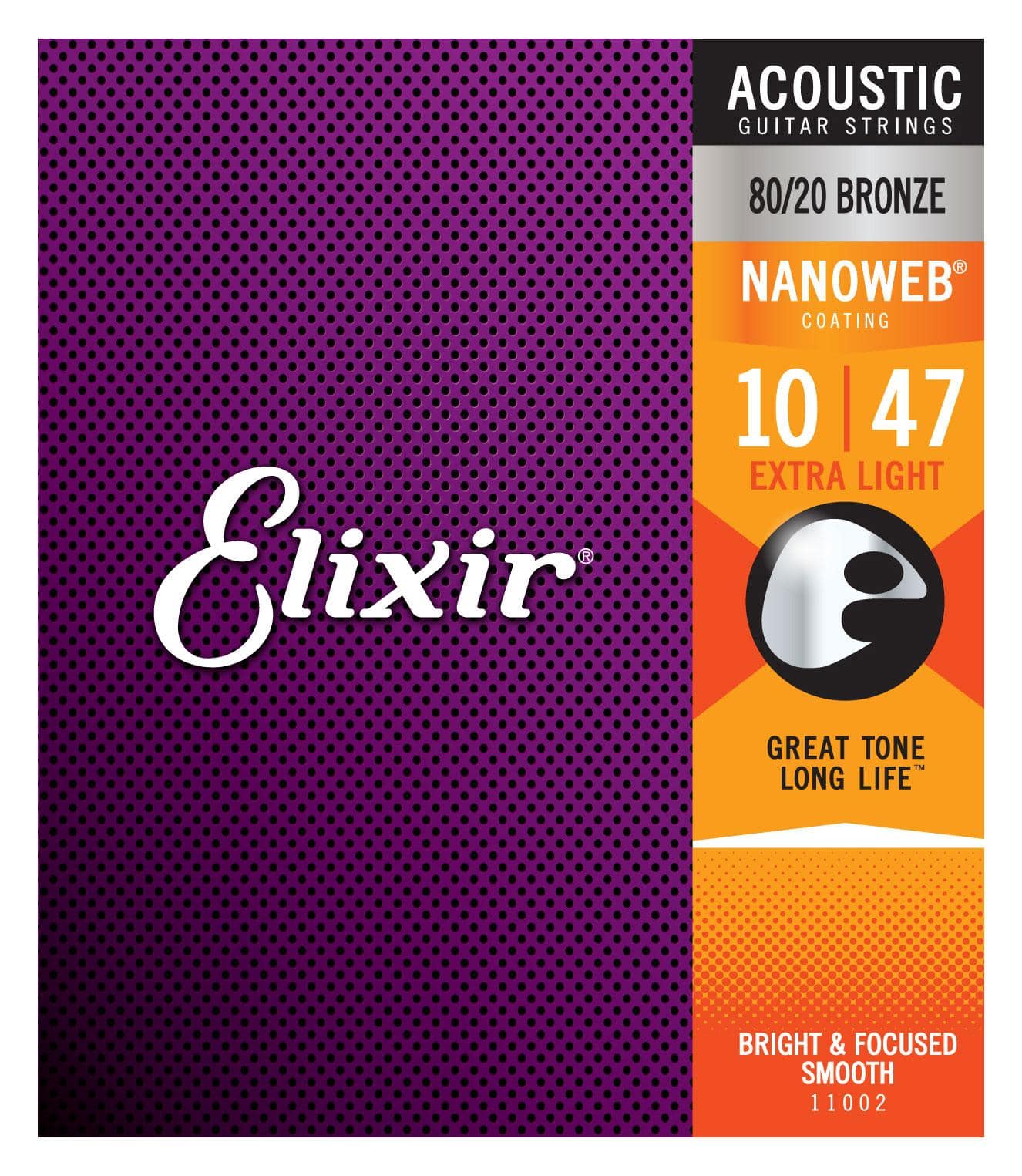 Elixir 11002 Akustik 80/20 Nanoweb Extra Light