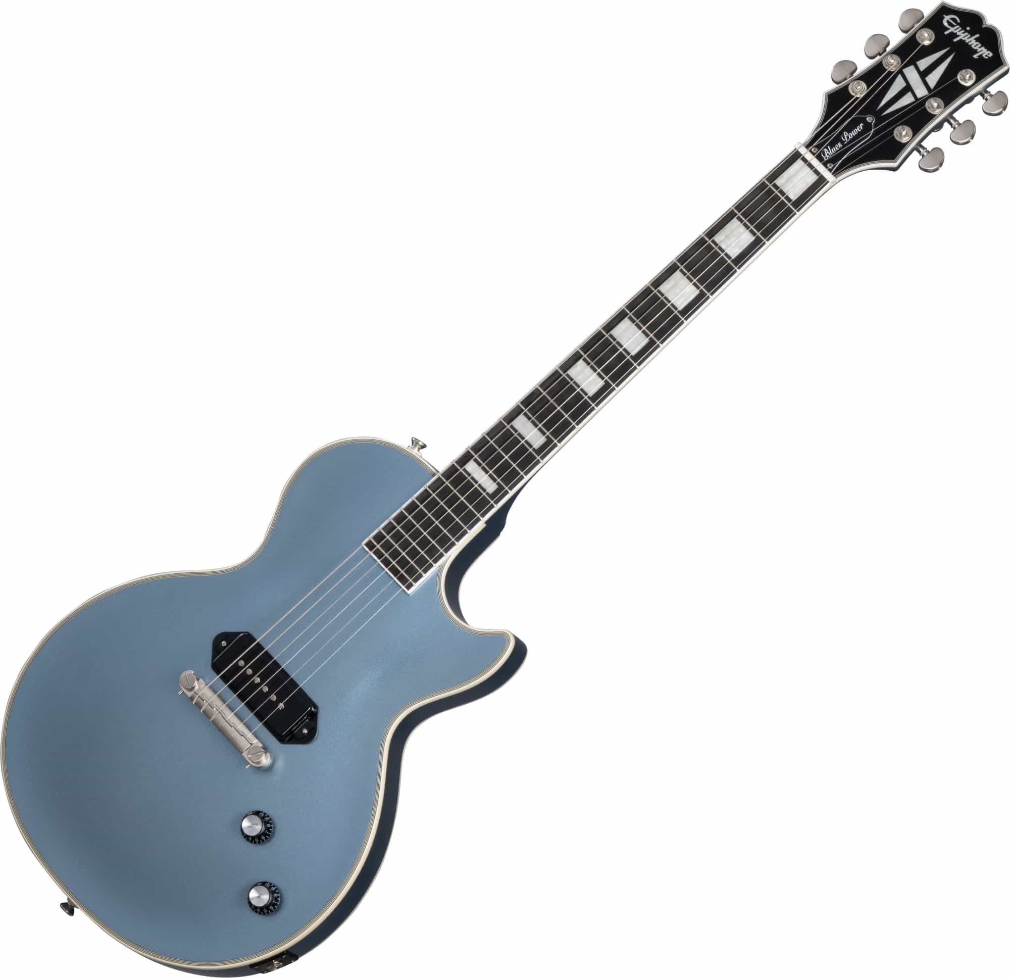 Epiphone Jared James Nichols "Blues Power" Les Paul Custom Aged Pelham Blue